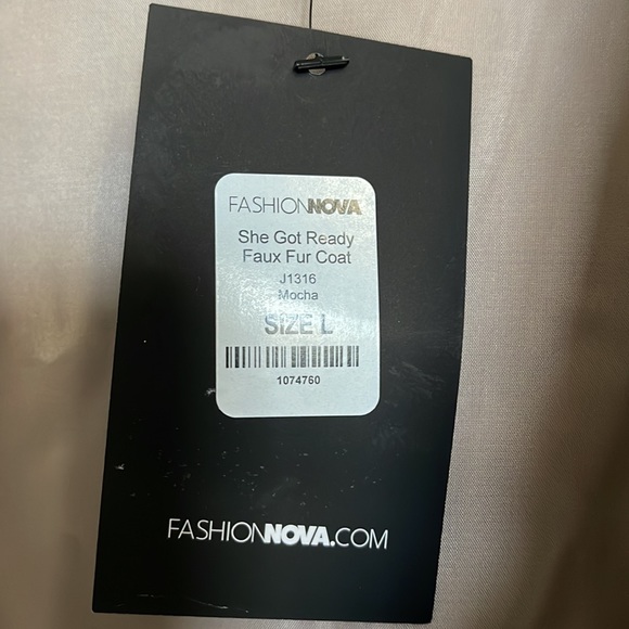 Mocha Faux Fur Coat - Picture 5 of 10